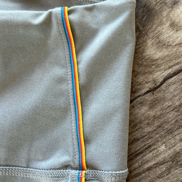 Nike women’s running tights Size small women’s. Gray with stripe - Picture 2 of 4